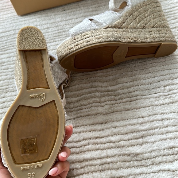 Castaner Bromelia Canvas Wedge Sandals - Picture 3 of 6